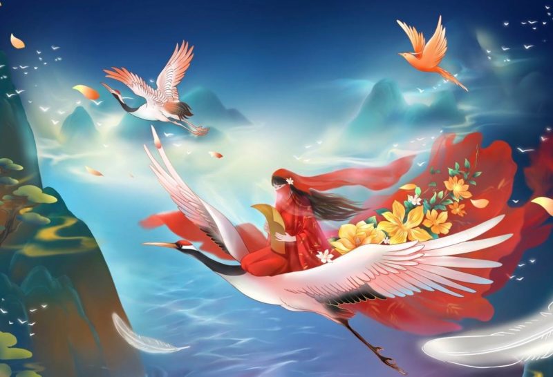 Animated Li Ziqi. Credit: Liziqi Weibo